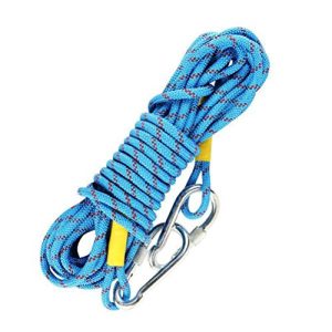 VORCOOL Outdoor climbing rope 2 meters with steel hook 10 cm