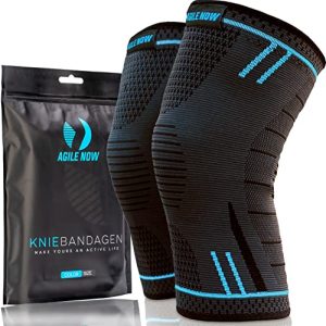 Bandagem de joelho AGILE NOW ® conjunto de 2, estabiliza e protege