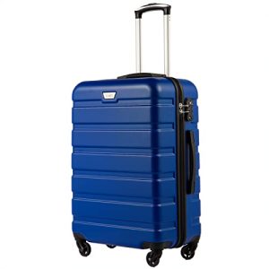 COOLIFE maleta de viaje con ruedas rígidas y cerradura TSA