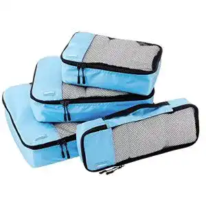 Kofferorganizer amazon basics kleidertaschen set 4 stueck