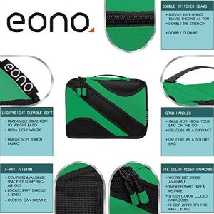 Organizador de mala Eono Essentials 6 conjuntos de cubos de embalagem