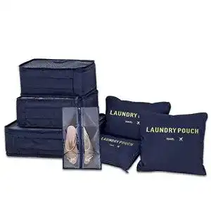 Kofferorganizer eono essentials 7 piece best value suitcase