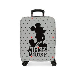 Kuffert beskyttelsescover Disney kuffert cover Mickey Grey