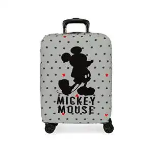 Kofferschutzhuelle disney kofferabdeckung mickey grau