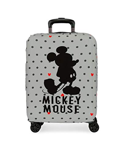 Kofferschutzhülle Disney Kofferabdeckung Mickey Grau