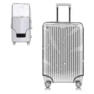 Kofferschutzhuelle yotako 28 zoll transparent pvc wasserdicht