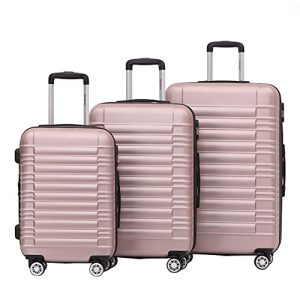 Suitcase set hard shell BEIBYE twin wheels travel suitcase suitcase