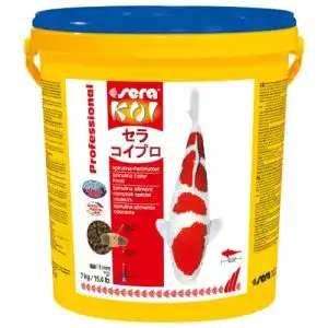Koifutter sera koi professional spirulina farbfutter 7 kg 21l