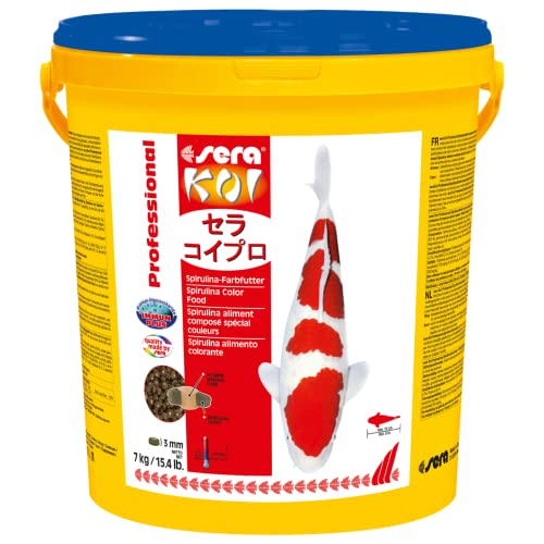 Koi food sera KOI Professional Spirulina färgfoder 7 kg (21L)