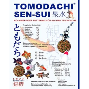 Comida Koi Mistura Tomodachi Sen-Sui, comida nadadora
