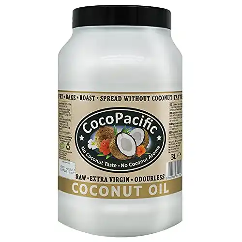 CocoPacific Kokosöl in Rohkostqualität, 3 Liter, geruchsfrei
