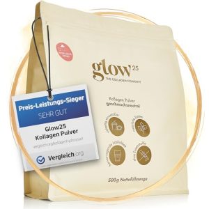 Kollagen Pulver Glow25 ® Collagen Pulver [500g] Das Original