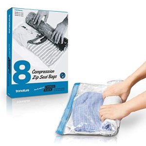Compression bags tronature ANNIVERSARY OFFER 8X vacuum bags travel