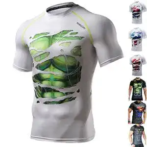Kompressionsshirt khroom superhelden fuer herren