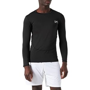 MEETYOO kompressionsskjorta för män, långärmad funktionsskjorta