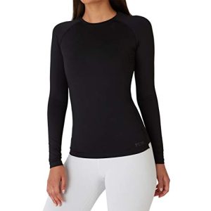Basınçlı gömlek TCA kadın termal koşu tişörtü, fonksiyonel gömlek