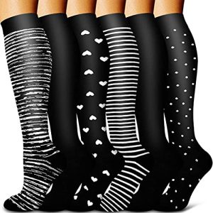 Kompresyon çorapları Sooverki 6 çift erkek ve kadın