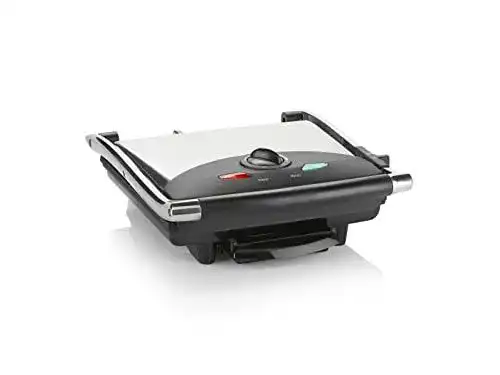 Tristar Kontaktgrill mit herausnehmbarer Krümmelschale und 2000 W Leistung