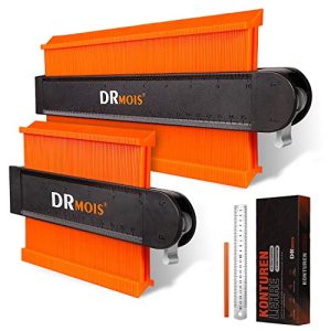 Medidor de contorno DRMOIS 2 piezas con cerradura ® 250 mm y 120 mm