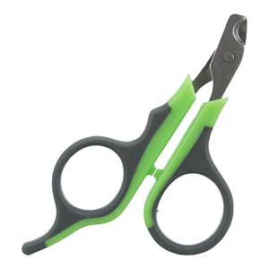 Claw scissors TRIXIE 6285, 8 cm, grey/green, 1 piece (pack of 1)
