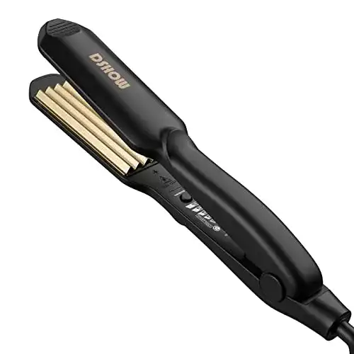 Kreppeisen DSHOW für Haare mit Keramikbeschichtung und Temperaturregelung