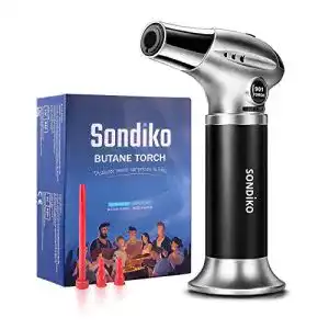 Kuechenbrenner sondiko s901 flambierbrenner nachfuellbar