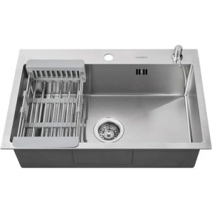 Kitchen sink Lonheo stainless steel sink 68 x 45 cm, XL