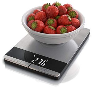 Kitchen scale Arendo, stainless steel digital, digital scale