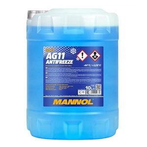 Radiátor fagyálló MANNOL Antifreeze AG11-40 hűtőfolyadék, 10 L