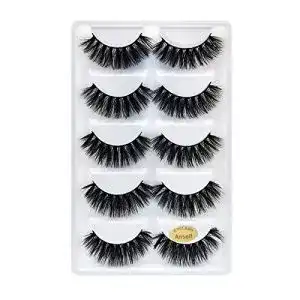 Kuenstliche wimpern anself falsche wimpern 5 paare lang dick