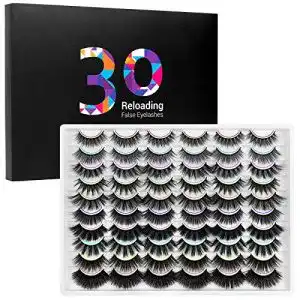 Kuenstliche wimpern dysilk 6d 30 paar lashes handgemacht