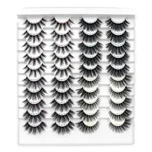 Kuenstliche wimpern leipple falsche wimpern 20 paare 3d set