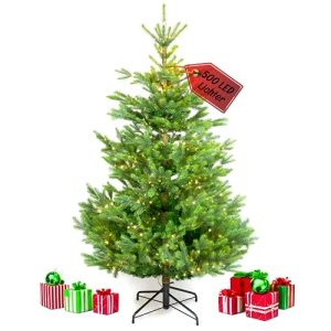 Artificial Christmas tree BoomDing with lighting, 180 cm