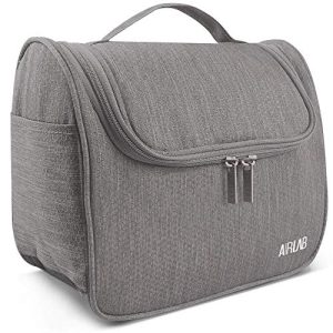 Airlab hanging toiletry bag, toiletry bag with carrying handle