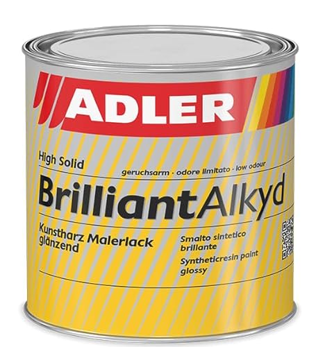 Kunstharzlack ADLER Brilliantalkyd, Weiß 125 ml glänzend