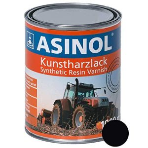 Synthetic resin varnish ASINOL UNIMOG BLACK MATT 1.000ml varnish