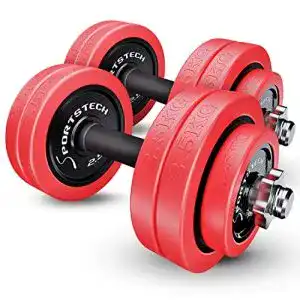 Kurzhantel set sportstech 2in1 innovatives hantelset