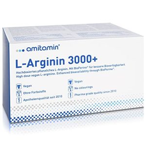 L-Arginin amitamin 3000+ 120 kapsler, apotekskvalitet