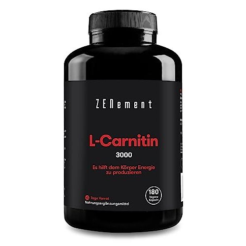 L-Carnitin Zenement, 180 Vegan Kapseln, hochdosiert
