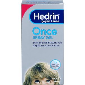 علاج القمل Hedrin ONCE Spray Gel، جل القمل للرش