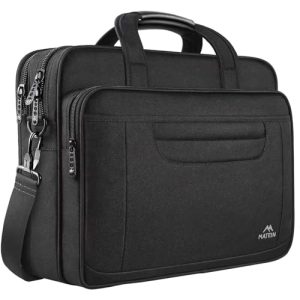 Laptop çantası MATEIN 15,6 inç, laptop çantası evrak çantası erkek
