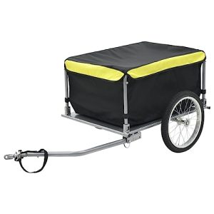 Remorque cargo vidaXL remorque de vélo 65kg remorque de transport
