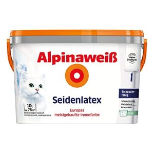 Lateksmaling Alpina Farben GmbH ALPINA Alpina hvit silkelatex