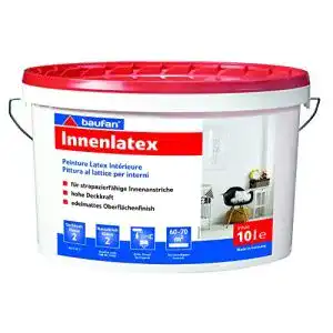 Latexfarbe baufan innenlatex wandfarbe mit hoher deckkraft 10l