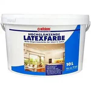 Latexfarbe wilckens hochglaenzend 10 l weiss