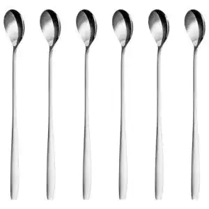 Latte macchiato loeffel graewe set silber 6 teilig 22 cm lang