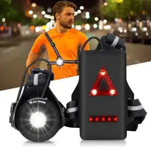 Lauflicht westgirl brustlampe verstellbarer strahl 500 lumen