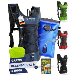 Futó hátizsák SASMO Sports ® hidratáló hátizsák kék, hőrekesszel