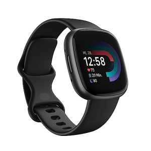 Running watch Fitbit Versa 4 by Google, smartwatch for women/men