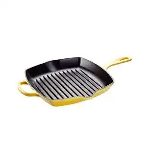 Le creuset pfanne le creuset signature gusseisen grillpfanne